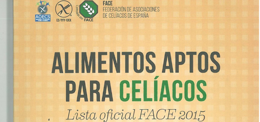 Seguimos en la Lista oficial de alimentos sin gluten