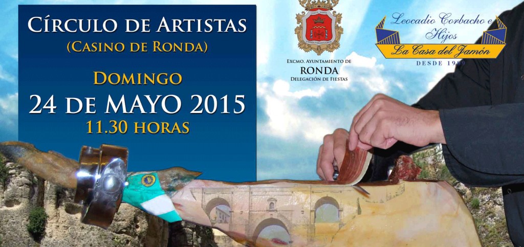 Patrocinamos el tradicional Concurso de Cortadores de Jamón de Ronda