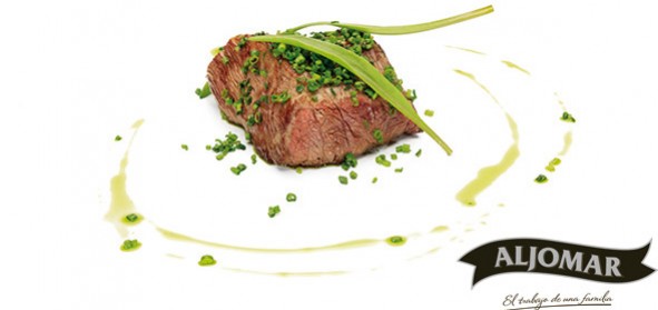 Presa Ibérica de Bellota con chimichurri de cebollino