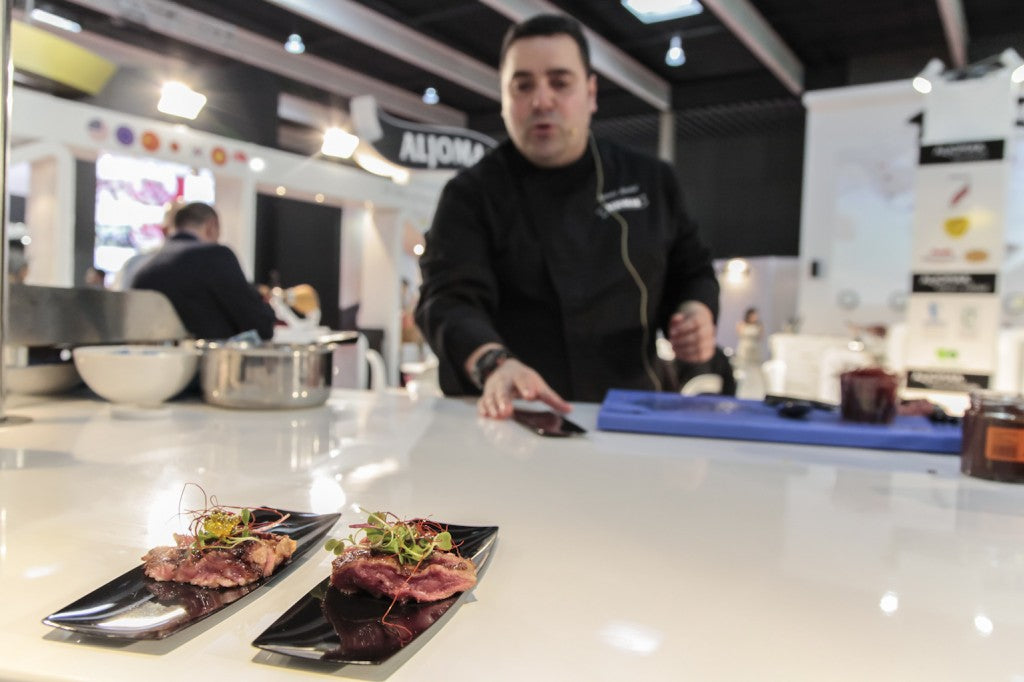 Emisión en directo del Showcooking de Antonio Arrabal en Alimentaria 2014