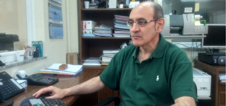 Desde las oficinas de Aljomar, la experiencia de Román