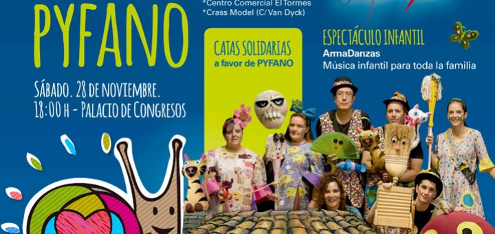 Seremos los patrocinadores de la V Gala Benéfica de Pyfano el día 28 de noviembre