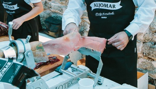 Jamón ibérico para reponer fuerzas... entre compra y compra
