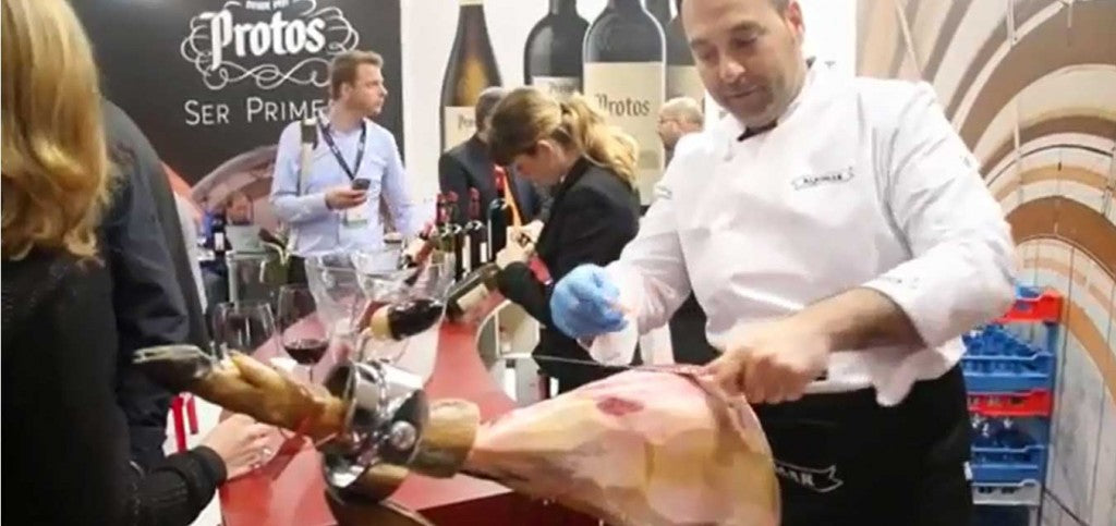 Jamones Aljomar y Bodegas Protos, matrimonio de éxito