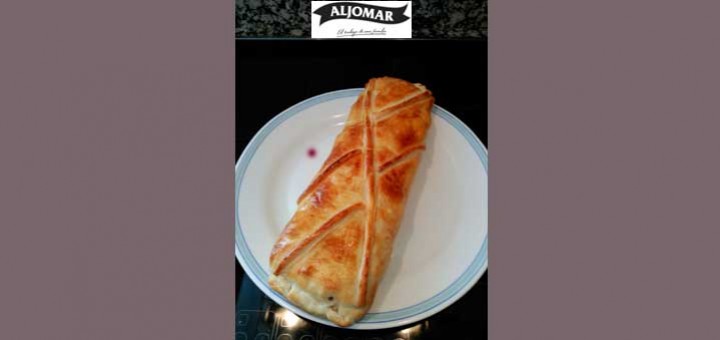 Hojaldre relleno de solomillo ibérico Aljomar