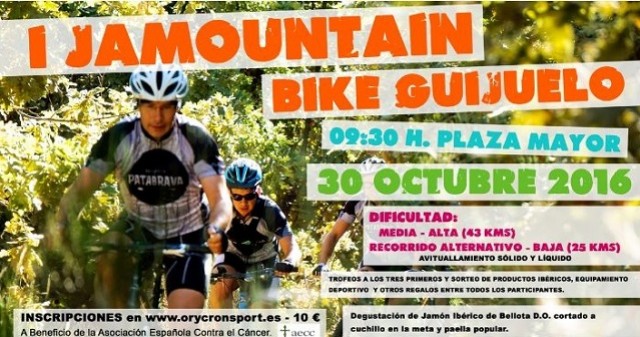 Aljomar colabora con la I Jamountain Bike, la carrera BTT definitiva con sabor ibérico