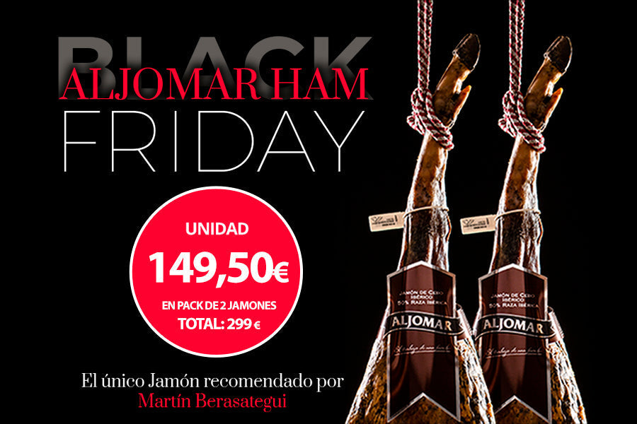 Vuelven las tentadoras ofertas de Jamón Black Friday de Aljomar