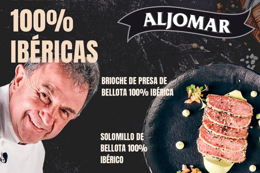 Carne de cerdo de bellota 100% ibérico Aljomar, un lujo para los profesionales