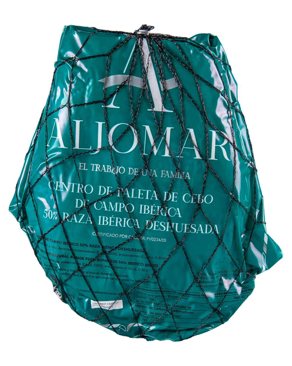 CENTRO DE PALETA DE CEBO DE CAMPO IBERICA 50% RAZA IBERICA