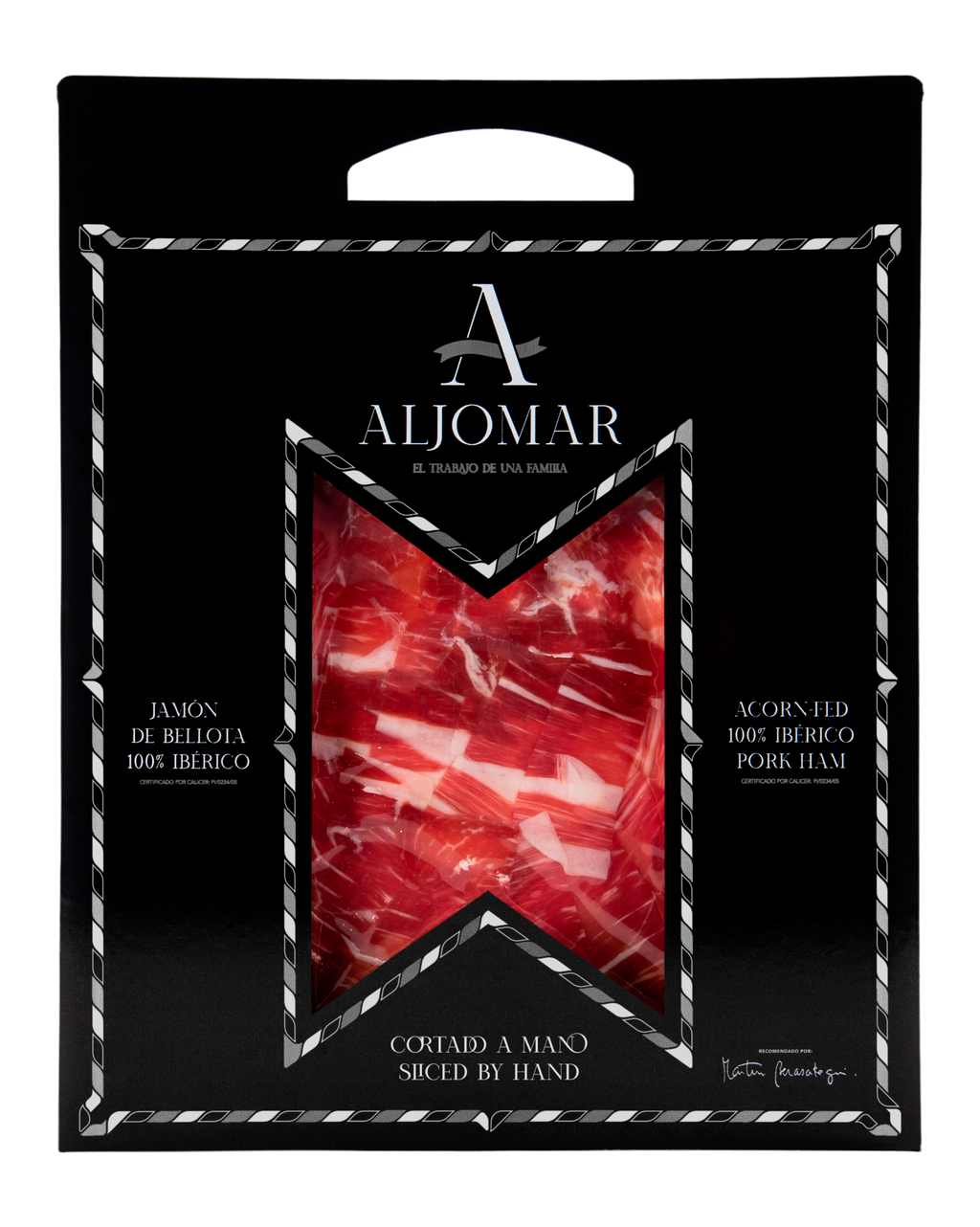 ESTUCHE MARTÍN BERASATEGUI : JAMÓN DE BELLOTA 100% IBÉRICO - CORTE A CUCHILLO