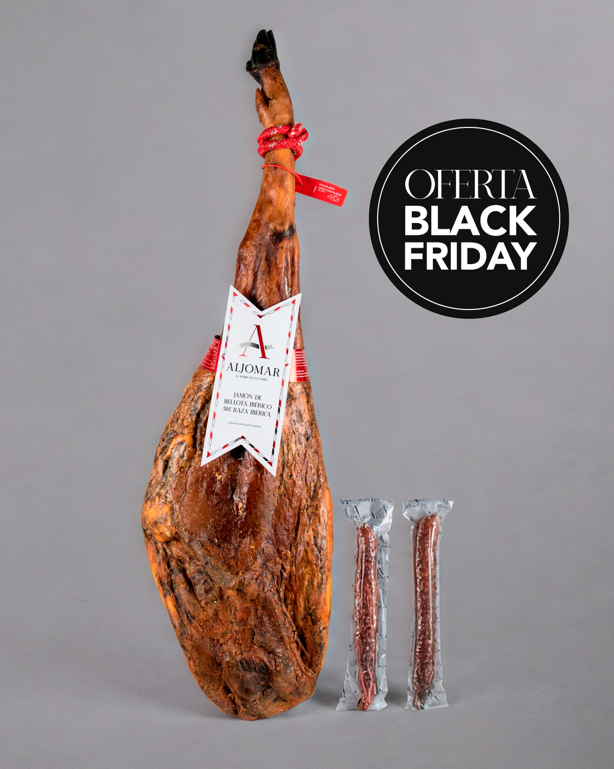 JAMON DE BELLOTA IBÉRICO 50% RAZA IBÉRICA