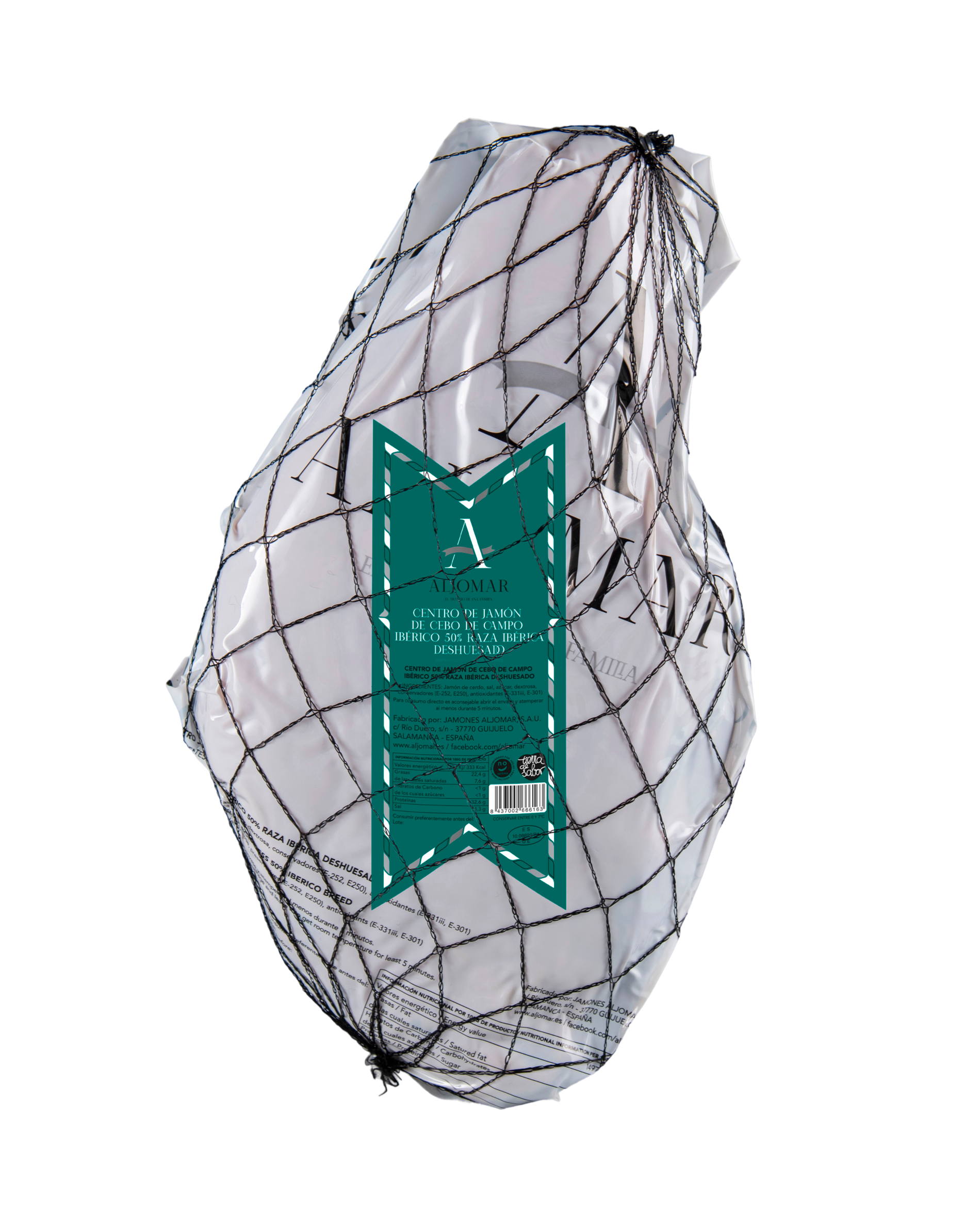 CENTRO DE JAMON DE CEBO DE CAMPO IBERICO 50% RAZA IBERICA