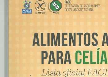 Seguimos en la Lista oficial de alimentos sin gluten