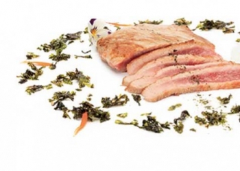 Secreto Ibérico de Bellota marinado con toques Thai