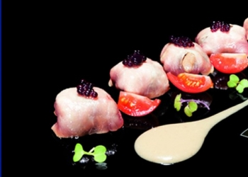 Raviolis de Lomo Ibérico de Bellota fresco rellenos de setas