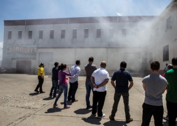 ¿Fuego en Jamones Aljomar?