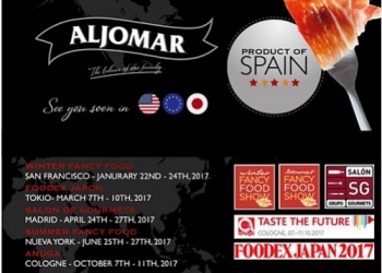 Aljomar, en el Salón de Gourmets de Madrid y ferias de EEUU, Japón y Alemania