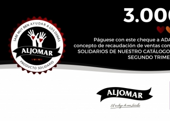 El Cheque Solidario del trimestre viaja a Baleares para apoyar a ADAA