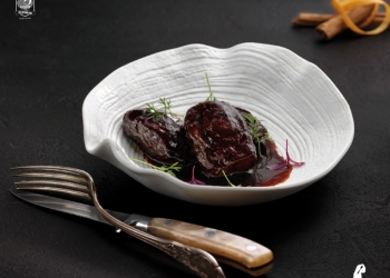 Orange-braised Aljomar Iberico Pork Cheeks