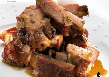 Aljomar Iberico Roasted Pork Ribs with garlic, parsley and mustard