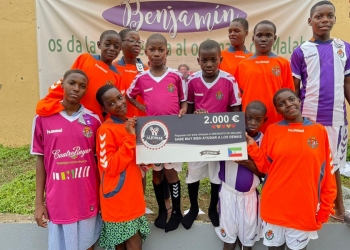 El cheque solidario de Aljomar viaja a Guinea Ecuatorial, al orfanato de Malabo