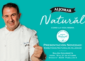 Aljomar presenta en Salón Gourmets su línea de embutidos ibéricos 100% natural