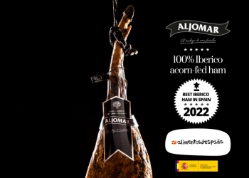 Aljomar 100% Iberico acorn-fed ham selected as best Iberico ham in Spain