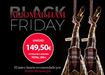 Vuelven las tentadoras ofertas de Jamón Black Friday de Aljomar