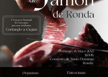 El Concurso de Cortadores de Jamón de Ronda incluye a profesionales invidentes